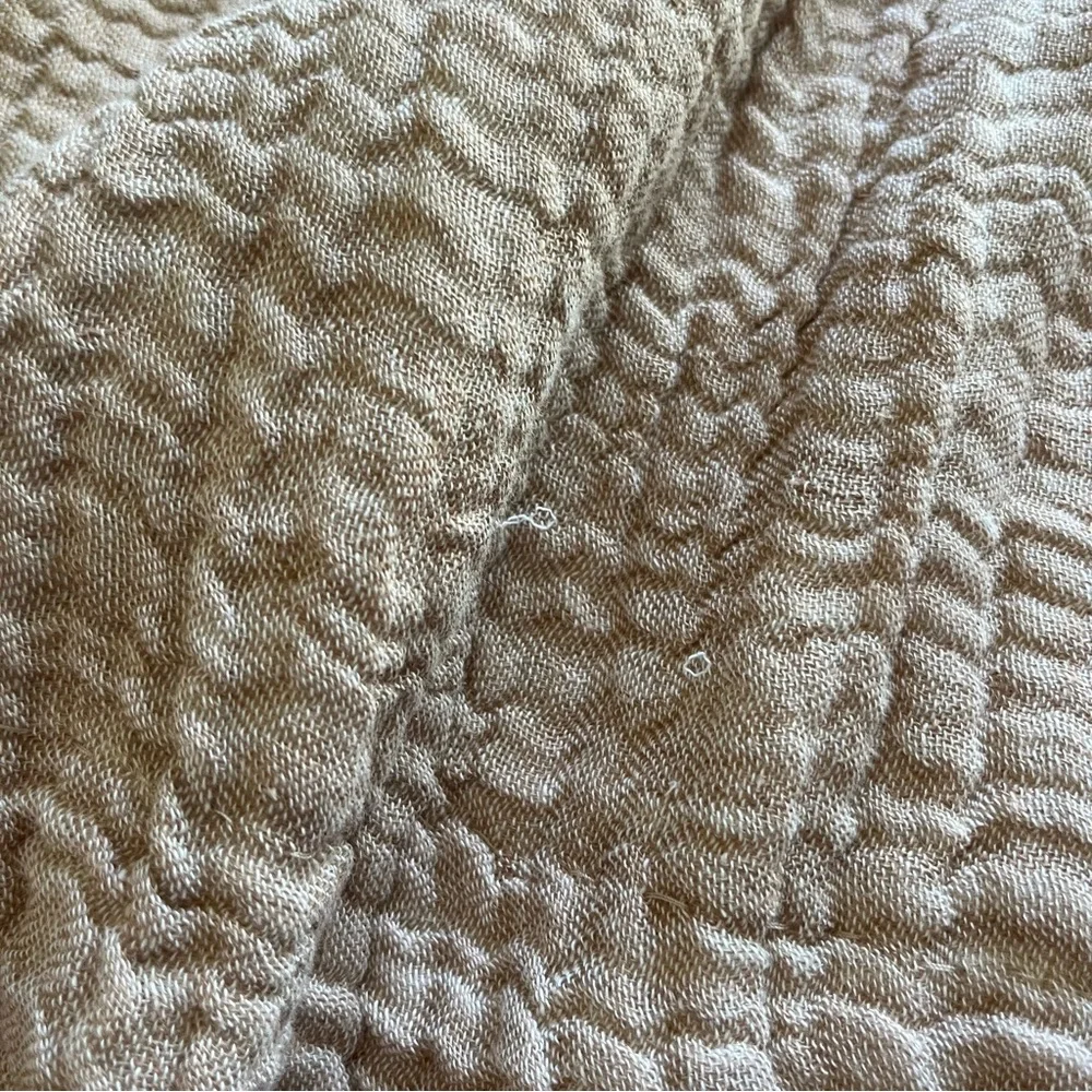 Pottery Barn Linen Cotton Muslin Gauze Duvet Cover